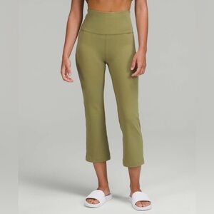 lululemon athletica Olive Green Cropped Leggings